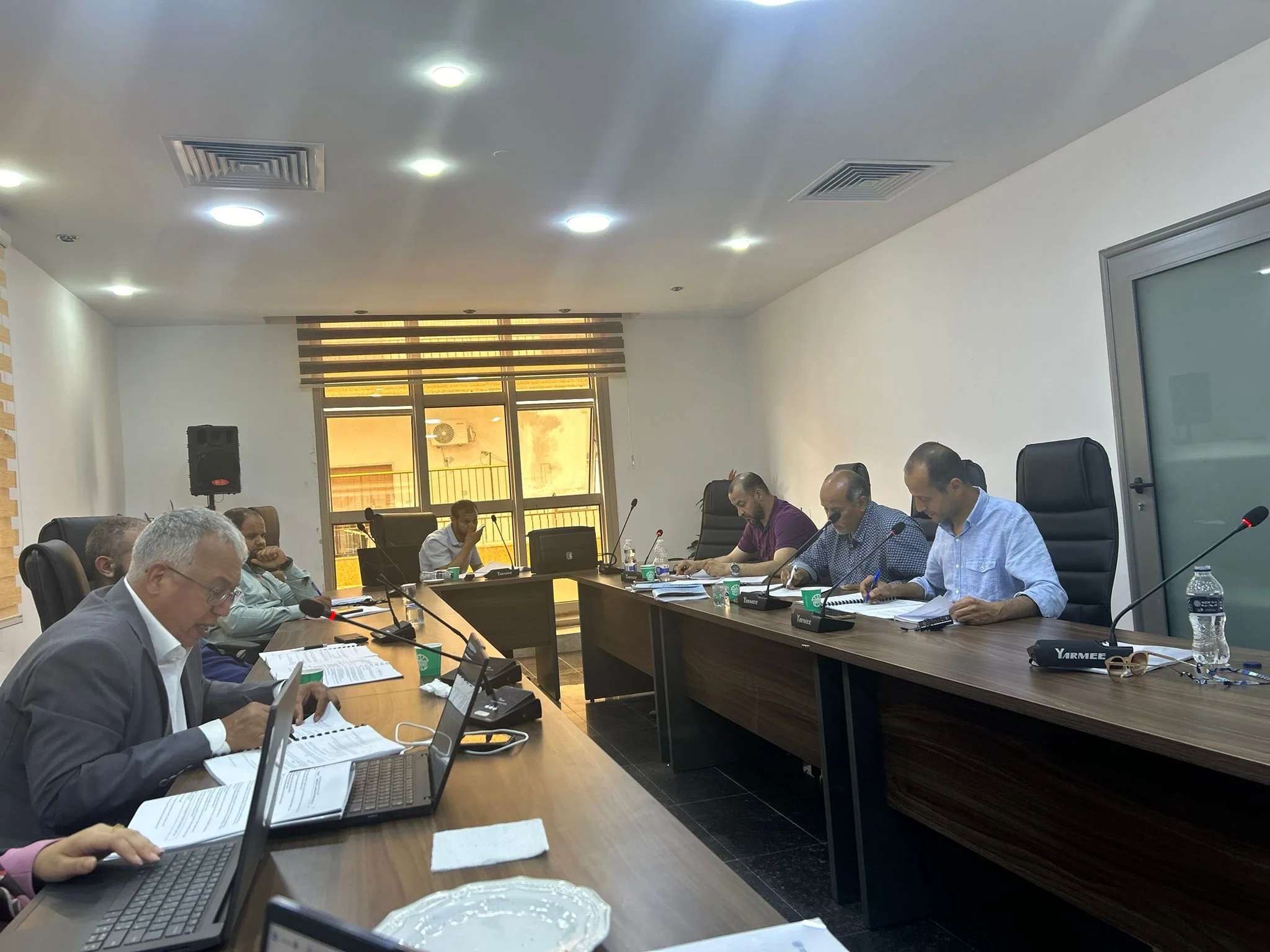 Libyan maritime authorities using YARMEE conference microphones